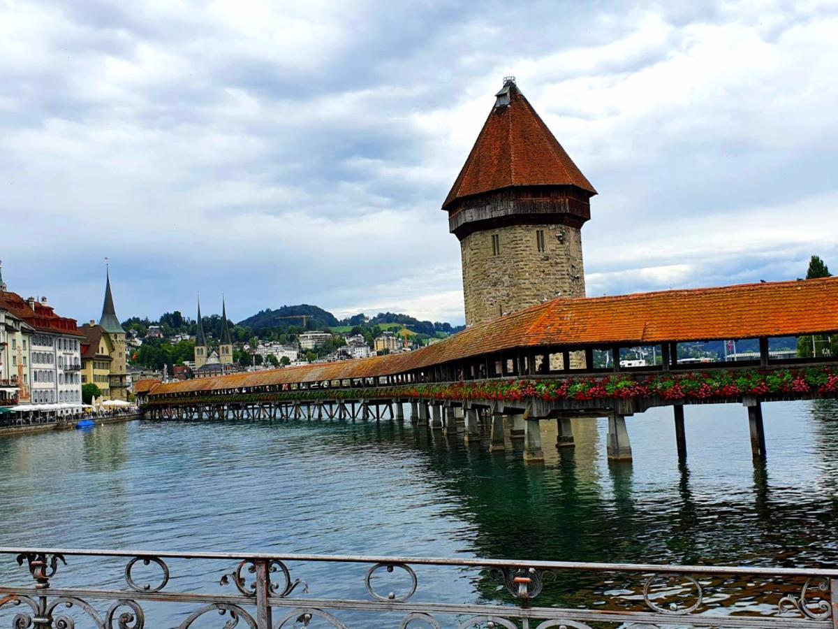 Priv. Apartment Bei Swiss Holiday Park Morschach Kültér fotó